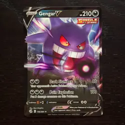 Gengar V 156/264 Pokemon Fusion Strike Sword & Shield Ultra Rare Holo NM - Image 1