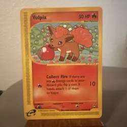 Pokemon TCG Vulpix 116/147 Aquapolis Regular Non-Holo Common - Image 1