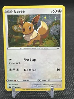 EEVEE ~ Pokemon TCG SWSH Black Star Promos SWSH095 Holo - Image 1