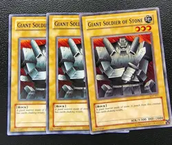 Yu-Gi-Oh - Giant Soldier Of Stone 3X - Full Playset of - Image 1