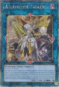 Yugioh! Accesscode Talker - RA02-EN044 - Quarter Century Secret Rare - 1st Editi - Image 1