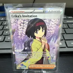 Pokemon TCG Erika's Invitation 196/165 Ultra Rare Scarlet & Violet 151 Card - Image 1