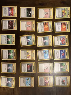 Lot of 83 Mostly Base Set Pokemon Trainer Cards - Image 3