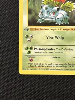 Ivysaur 30/102 Base Set (Shadowless) (Never Played) NM Nice Card￼ - Image 2