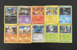 pokemon cards bulk lot 50 Cards (Commons, Uncommon, Non Energies) - Image 1