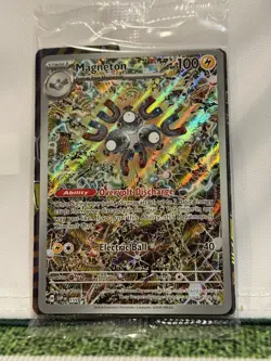Pokemon TCG Magneton Scarlet & Violet Promo Card 159 Sealed - Image 1