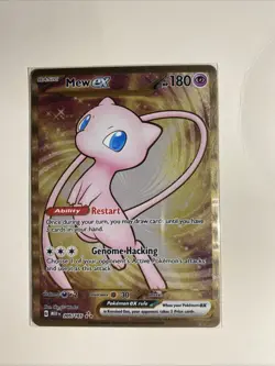 Pokemon TCG Mew EX Metal Gold NM 205/165 Scarlet & Violet 151 Promo Card - Image 1