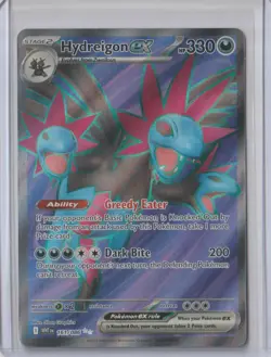 Hydreigon ex - Full Art Ultra Rare - White Flare - 161/086 Pokemon Card NM - Image 1