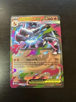 Mega Charizard X ex #013/094 - Phantasmal Flames Pokemon Card English TCG - NM - Image 1