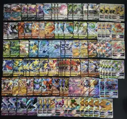 100 Lot Pokemon TCG Chinese Card RR RRR Whimsicott VMAX Lilligant V A3 SQ - Image 1
