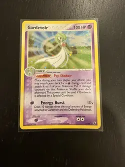 Pokemon Gardevoir EX TCG Reverse Holo Holo Rare Card 7/109 Ruby and Sapphire - Image 2