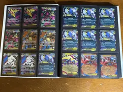178 POKEMON EX / V / VMAX ULTRA, DOUBLE RARE & PROMO CARDS + WHITE FLARE BINDER - Image 2