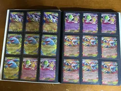 178 POKEMON EX / V / VMAX ULTRA, DOUBLE RARE & PROMO CARDS + WHITE FLARE BINDER - Image 4