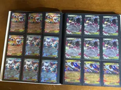 178 POKEMON EX / V / VMAX ULTRA, DOUBLE RARE & PROMO CARDS + WHITE FLARE BINDER - Image 5
