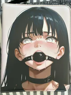 Hinata And Hatsune Gag Anime Waifu Trading Card 4 A6 Pockets Zipper Binder - Image 1