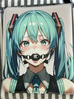 Hinata And Hatsune Gag Anime Waifu Trading Card 4 A6 Pockets Zipper Binder - Image 2