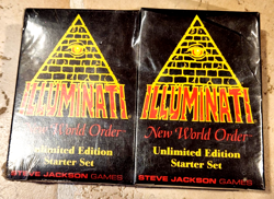 UNLIMITED 1st Ed. STARTER SET Illuminati Card Game (NEW) small tear in wrapper - Image 1