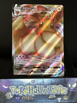 Pokemon Card Eevee VMAX SWSH087 Black Star Promo Ultra Rare Near Mint - Image 1