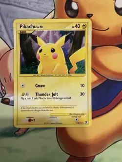 Pokemon Pikachu TCG Rising Rivals Holo Card 112/111 Secret Rare - Image 1