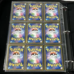 Pokemon Vintage Cards (METAL CUSTOM MEW) Binder Pages Lot - Image 4