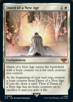 Mint/Near-Mint, English - 1 x MTG Dawn of a New Age - Foil The Lord of the Rings - Image 1