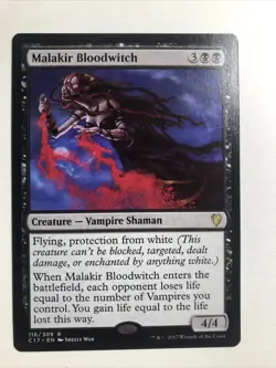 Malakir Bloodwitch - Rare Commander 2017 NM (Pack Fresh) MTG TCG - Image 1