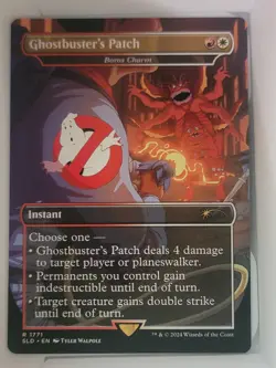 MTG - Ghostbuster's Patch - SLD 1771 - Secret Lair Ghostbusters - Rare - Magic - Image 1