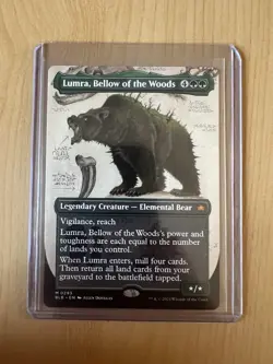 Lumra, Bellow Of The Woods (Borderless) MTG Bloomburrow Regular NM+ - Image 1
