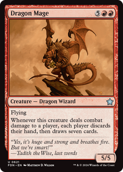 Dragon Mage [Foundations] Magic MTG - Image 1
