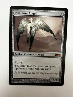 Platinum Angel *Magic 2011 (M11)* MTG Magic the Gathering - Image 1