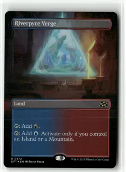 Riverpyre Verge Borderless FOIL - Aetherdrift MTG NM - Image 1