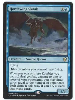 Hordewing Skaab 15 Commander Innistrad Midnight Hunt MIC Rare R MTG Magic - Image 1