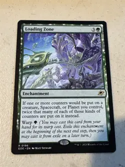 mtg Loading Zone, enchantment, Edge of Eternities, unplayed - Image 1