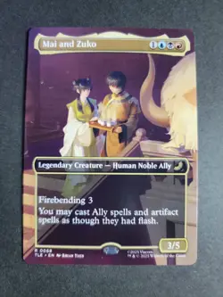 Mai and Zuko (Borderless) Rare MTG Avatar Eternal - Image 1
