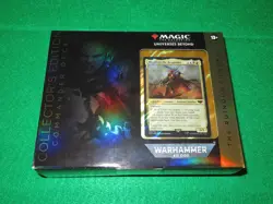 MTG WARHAMMER 40K THE RUINOUS POWERS COLLECTORS EDITION COMMANDER DECK +3 ITEMS - Image 2
