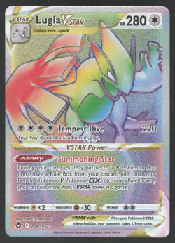 Lugia VSTAR 202/195 Secret Rare Pokemon TCG Silver Tempest NM - Image 1