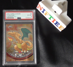 2000 Topps Chrome #6 Charizard Pokemon TV GRADED BY PSA - Image 3