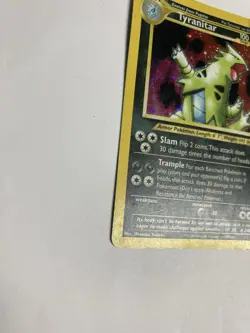 Pokemon Tyranitar 12/75 Neo Discovery Unlimited Holo HP-Damaged - Image 5