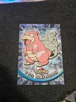 Pokemon Topps #80 Slowbro TV Animation Blue Logo - Image 1