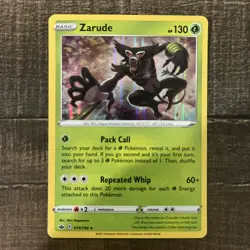 Zarude 019/198 Swsh06: Sword & Shield - Chilling Reign Holo for sale online - Image 1