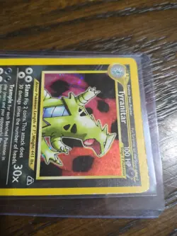 Pokemon TCG Tyranitar Neo Discovery Holo Rare 12/75 English WOTC HP - Image 3