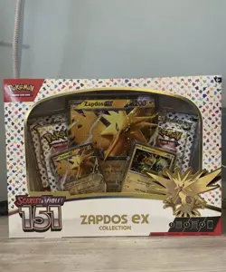 Pokemon TCG Scarlet & Violet 151 Zapdos EX Collection Box Sealed NEW - Image 1