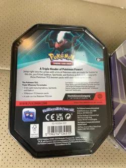 Pokemon TCG: Darkrai Triple Whammy Collectors Tin - Factory Sealed - Image 2