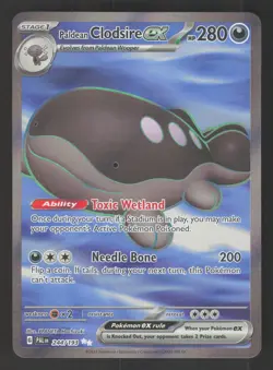 Paldean Clodsire ex 244/193 Ultra Rare Pokemon SV02: Paldea Evolved - Image 1
