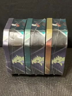 Pokemon TCG: Triple Whammy Tins Lot Of 3 Complete Set New Factory Sealed - Image 3
