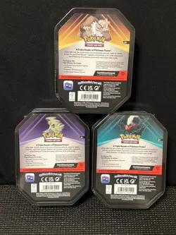 Pokemon TCG: Triple Whammy Tins Lot Of 3 Complete Set New Factory Sealed - Image 4