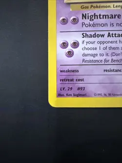 Pokemon TCG: Sabrina's Haunter #55/132 Gym Challenge Unlimited WOTC Vintage - Image 4