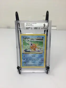 Magikarp 35/102 Pokemon 1999 Base Set 1st Edition Thick Stamp Beckett 9 - Image 1
