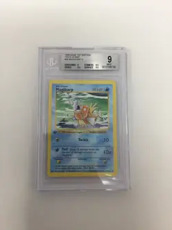 Magikarp 35/102 Pokemon 1999 Base Set 1st Edition Thick Stamp Beckett 9 - Image 2