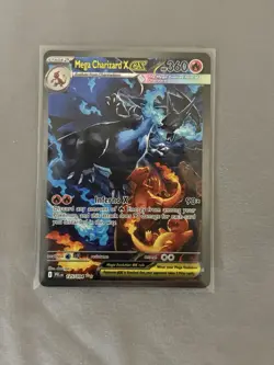 2025 Pokemon Phantasmal Flames - 125/094 Mega Charizard X ex SIR FRESH PULL NM - Image 1